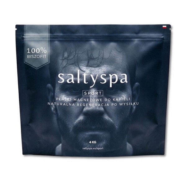 Saltyspa Płatki magnezowe do kąpieli SPORT 4 kg