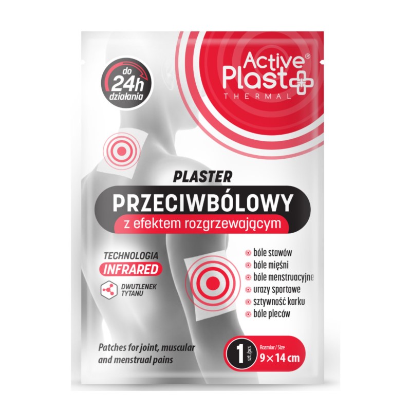 ActivePlast Plaster ROZGRZEWAJĄCY 9x14 1 szt ActivePlast Plaster ROZGRZEWAJĄCY 9x14 1 szt