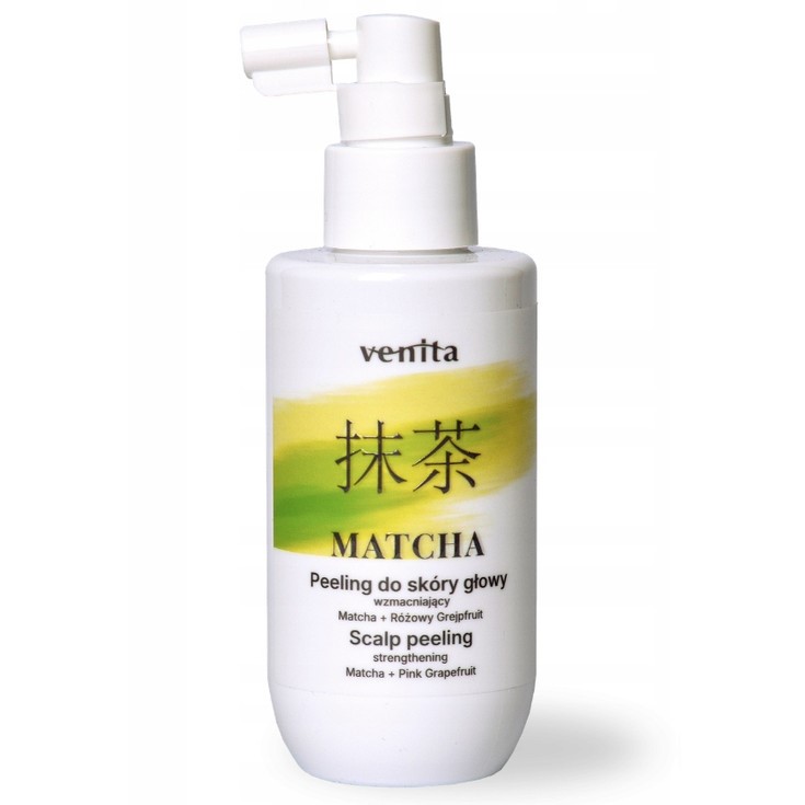 Matcha Peeling wzmacniający z ziel. herbatą i grej