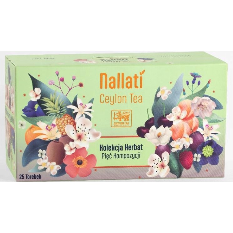 Nallati Cejlońskie herbaty MIX 25 BAGS