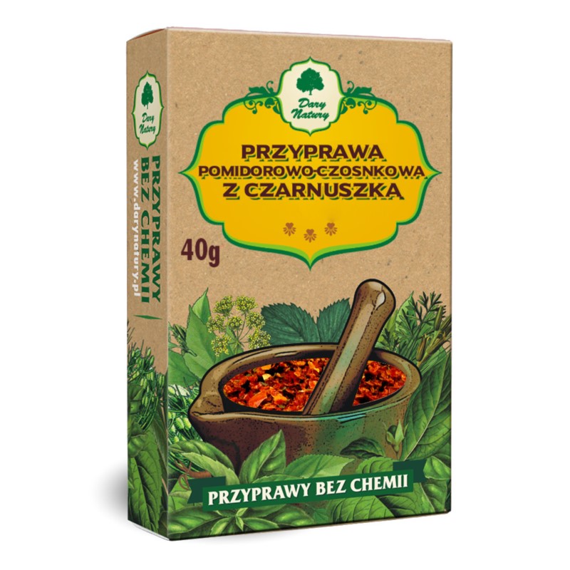 Dary Natury Prz. Pomidor-Czosnek-Czarnuszka 40G Dary Natury Prz. Pomidor-Czosnek-Czarnuszka 40G