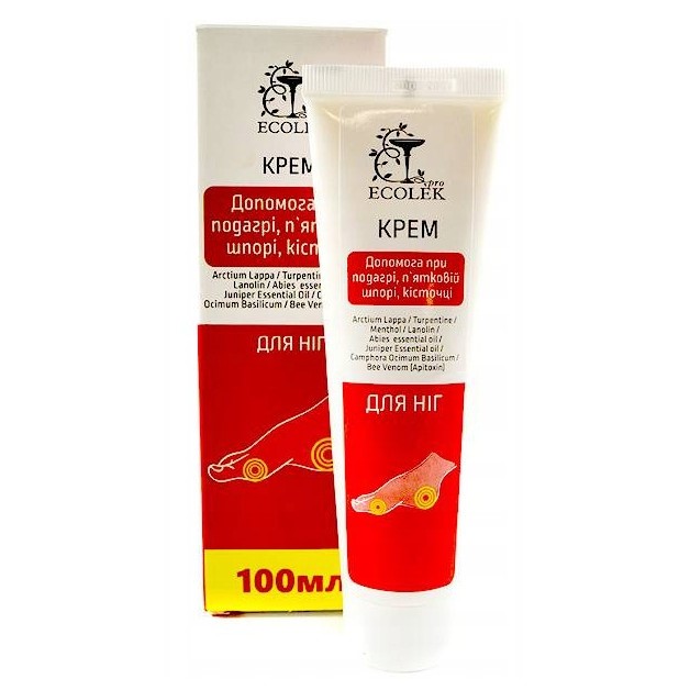 EKOLEK Krem do stóp przeciw podagrze 100 ml
