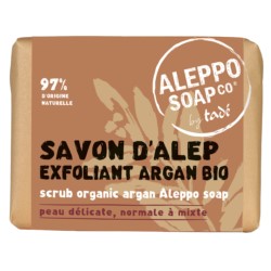 Mydło Aleppo arganowe peelingujące 100 g