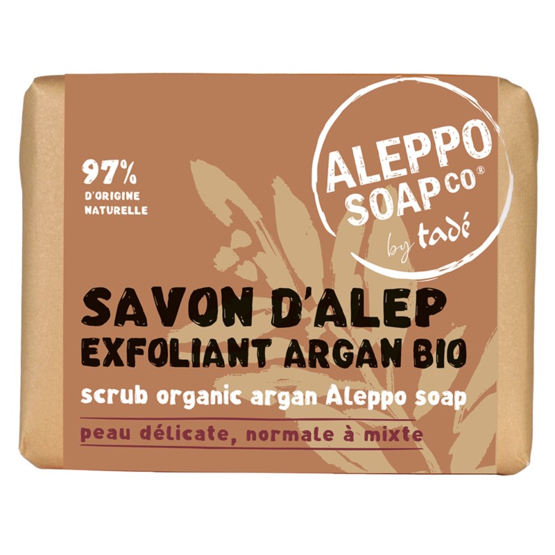 Mydło Aleppo arganowe peelingujące 100 g