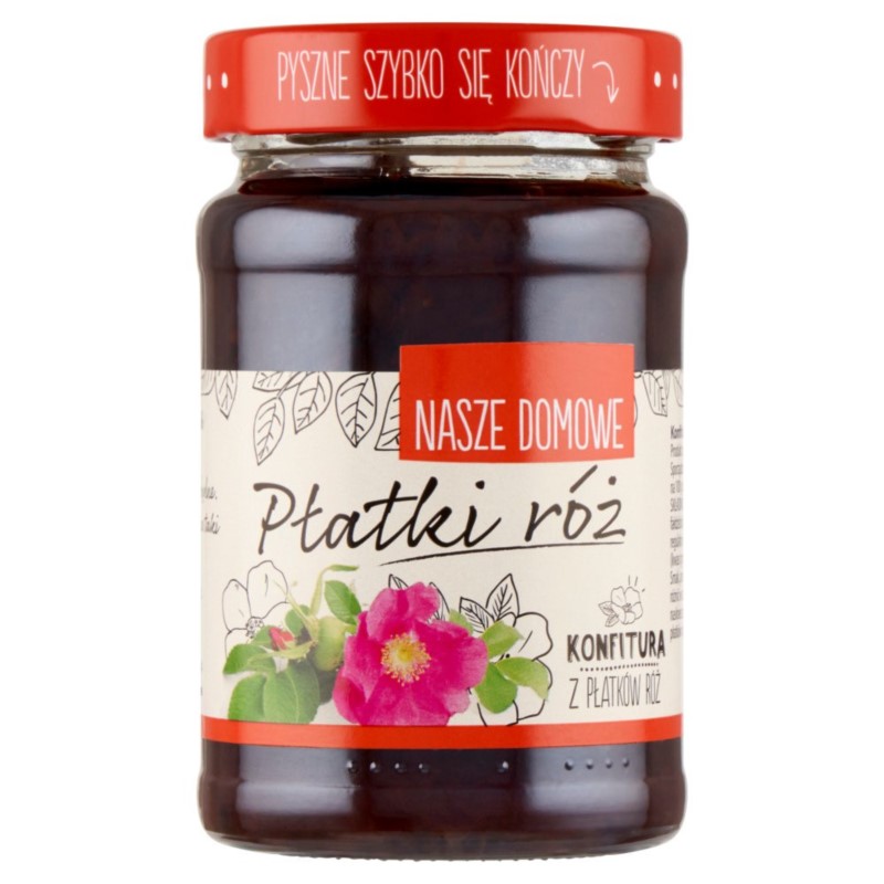Nasze Domowe Konfitura z płatków róży 350 g