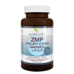 Medverita Chelaty Cynku i Magnezu + P-5-P 60 k