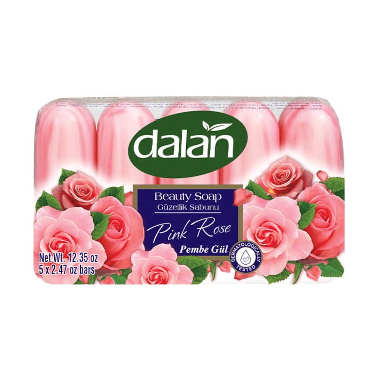 Dalan DIANA mydło toaletowe róża 5X75 g Dalan DIANA mydło toaletowe róża 5X75 g