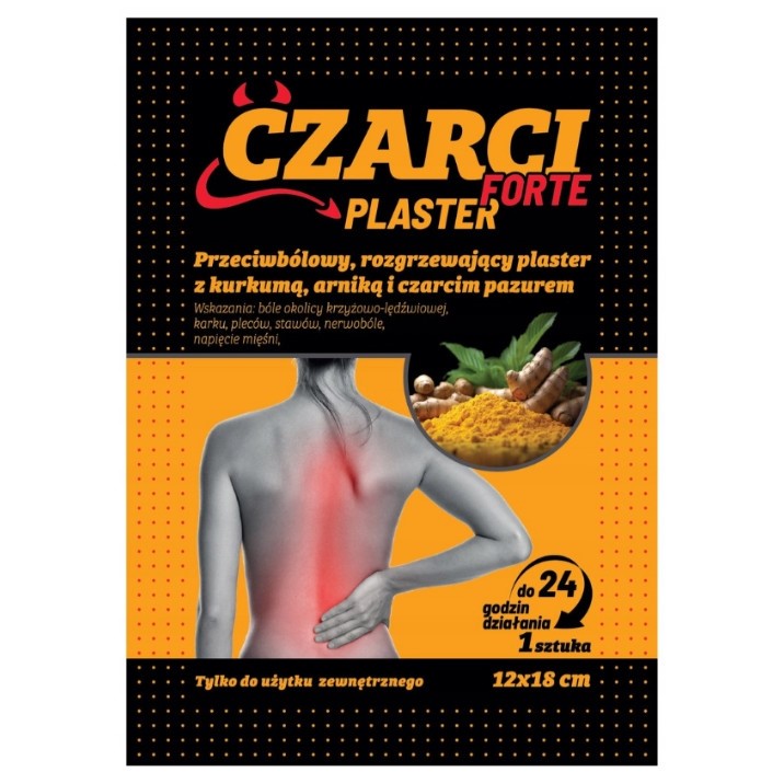 Milapharm Czarcia Moc plater rozgrzewajacy FORTE 1