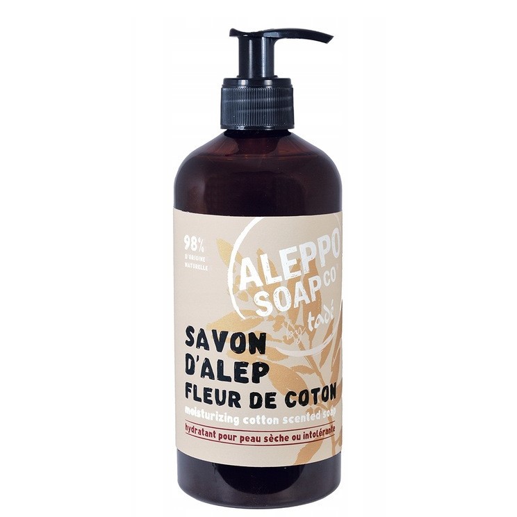 Mydło Aleppo o zapachu bawełny 500 ml Mydło Aleppo o zapachu bawełny 500 ml