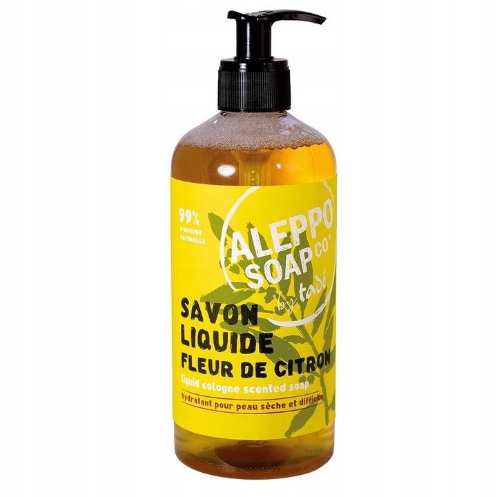 Mydło Aleppo o zapachu cytrusów 500 ml Mydło Aleppo o zapachu cytrusów 500 ml
