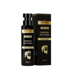 Sattva Żel do Mycia Twarzy z Węglem For Men 100 ml