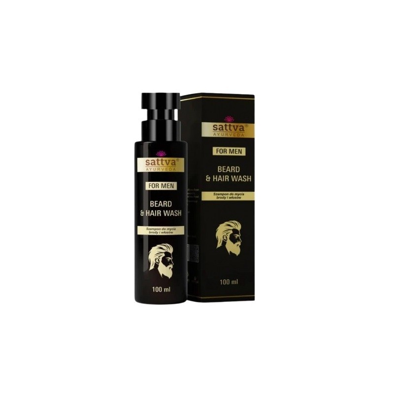 Sattva Szampon do Włosów i Brody For Men 100 ml