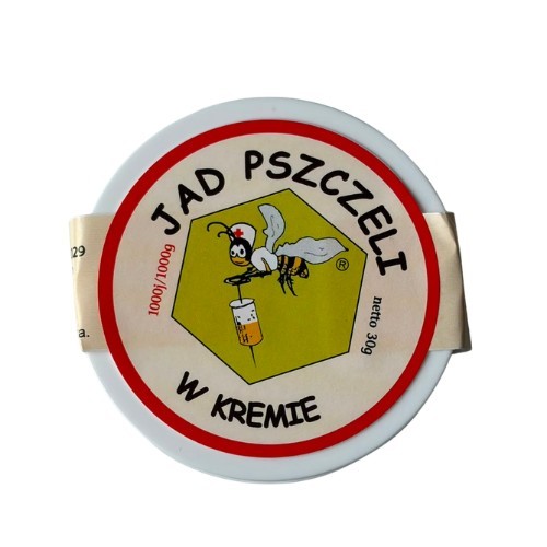 Jad Pszczeli w Kremie Czerwony 1000j/1000g 30 g