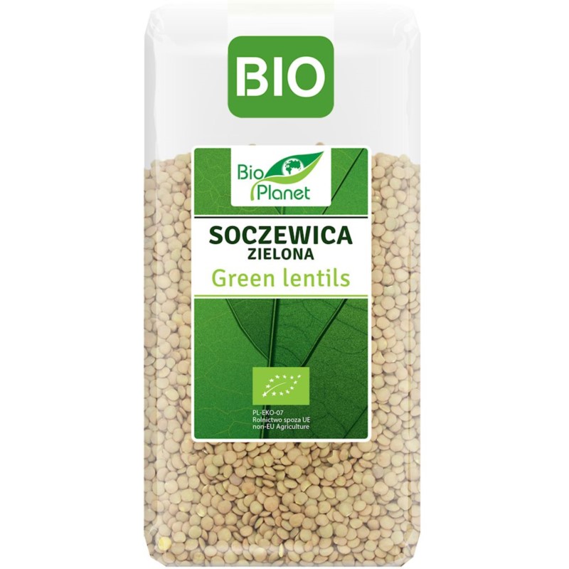 BIO PLANET Soczewica zielona BIO 400 g BIO PLANET Soczewica zielona BIO 400 g
