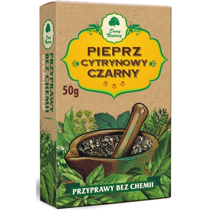 Dary Natury Pieprz Cytrynowy Czarny 50G