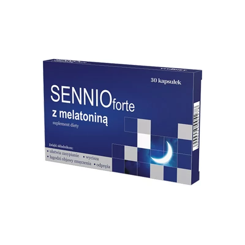 VITADIET SENNIO FORTE Z MELATONINĄ 30 KAPS. VITADIET SENNIO FORTE Z MELATONINĄ 30 KAPS.