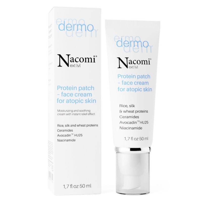 Nacomi Krem do skóry atopowej proteinowy plaster