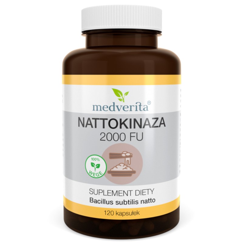 Medverita Nattokinaza 2000 FU 60 k Medverita Nattokinaza 2000 FU 60 k