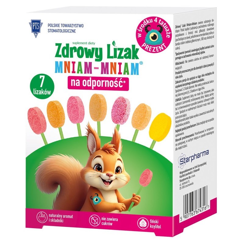 Strapharma Zdrowy Lizak Mniam Mniam Z Witaminami 7