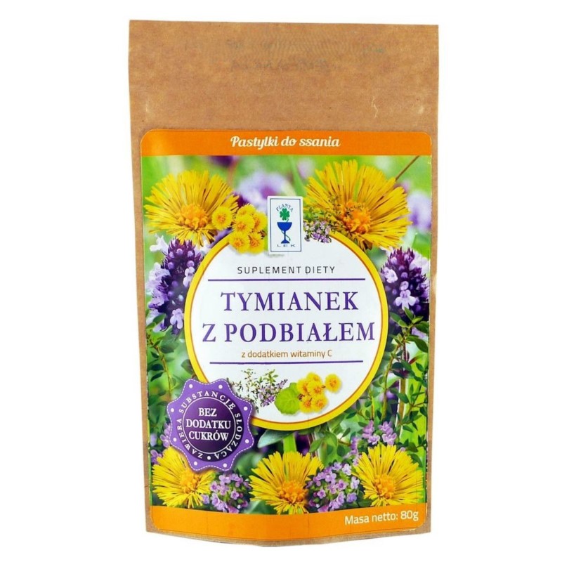 Planta Lek Tymianek z podbiałem i wit. C b/cukru