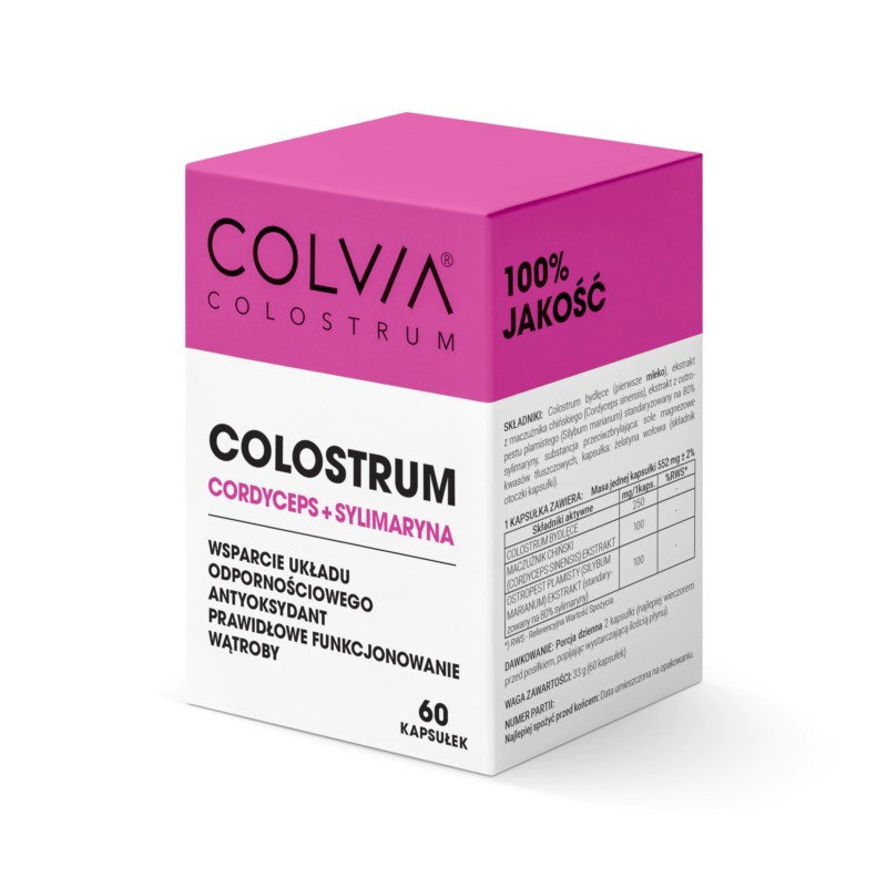 Colvita Colostrum Cordyceps + Sylimaryna 60 szt
