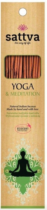 Sattva Naturalne Kadzidła Yoga & Meditation 30G