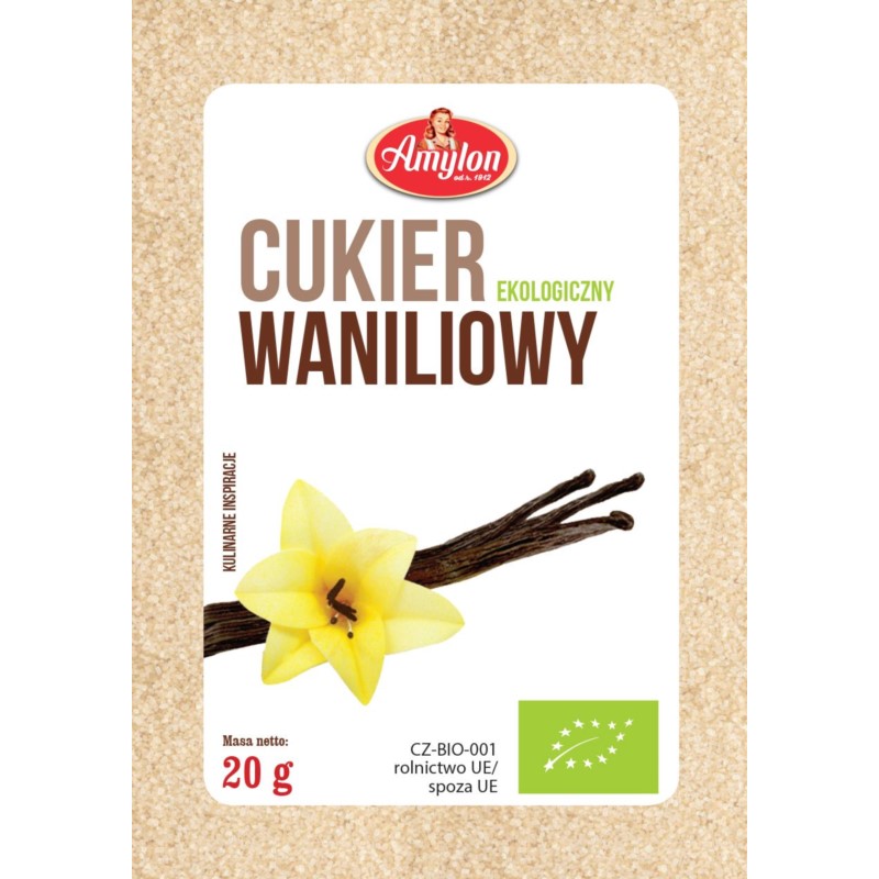 AMYLON Cukier Waniliowy BIO 20 g