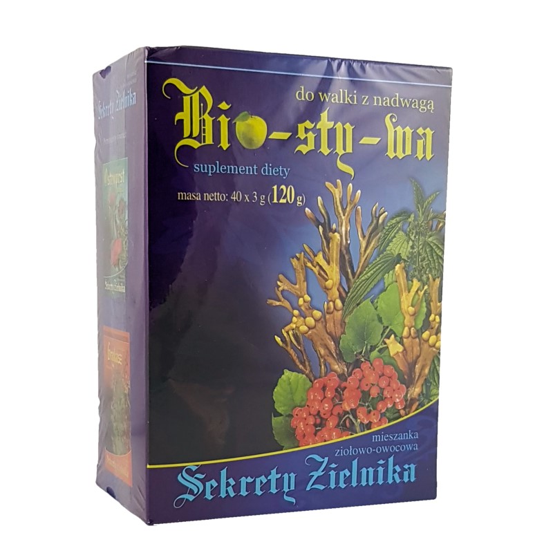 Asz Sekrety Zielnika Bio-Sty-Wa 40X3G Odchudzanie