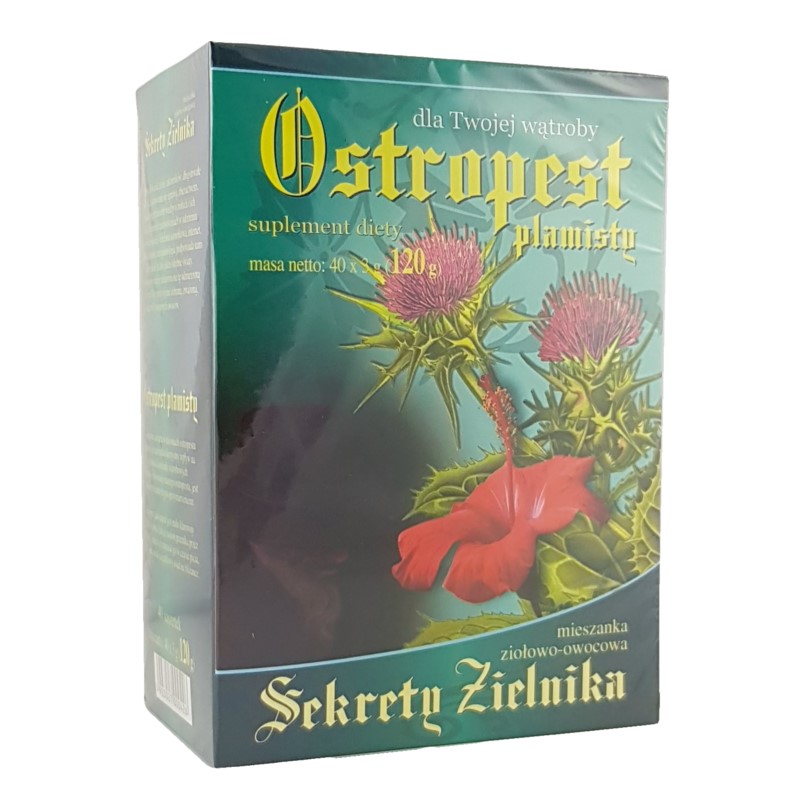 Asz Sekrety Zielnika Ostropest Plamisty 40X3G
