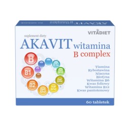 Vitadiet AKAVIT Witamina B Complex 60 Tabl.