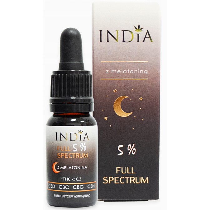 Olejek Full Spectrum 5% z melatoniną 10 ml