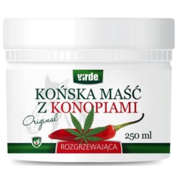 VIRDE KOŃSKA MAŚĆ Z KONOPIAMI ROZGRZEWAJĄCA 250ML VIRDE KOŃSKA MAŚĆ Z KONOPIAMI ROZGRZEWAJĄCA 250ML