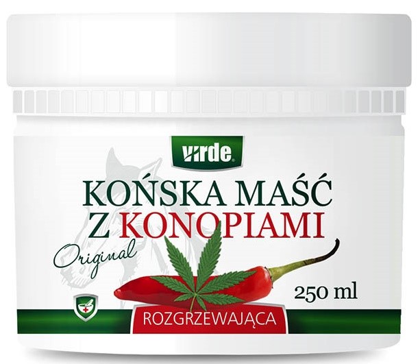 VIRDE KOŃSKA MAŚĆ Z KONOPIAMI ROZGRZEWAJĄCA 250ML VIRDE KOŃSKA MAŚĆ Z KONOPIAMI ROZGRZEWAJĄCA 250ML
