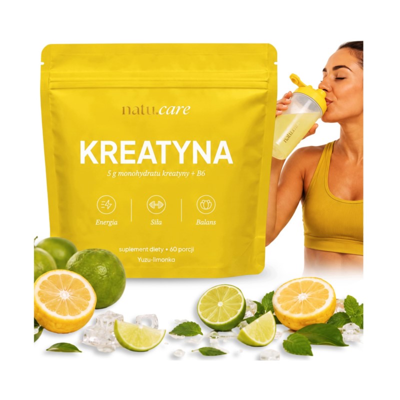 Natu Care Kreatyna 372 g 5 mg yuzu - limonka