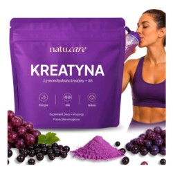 Natu Care Kreatyna 372 g 5 mg porzeczka winogrono