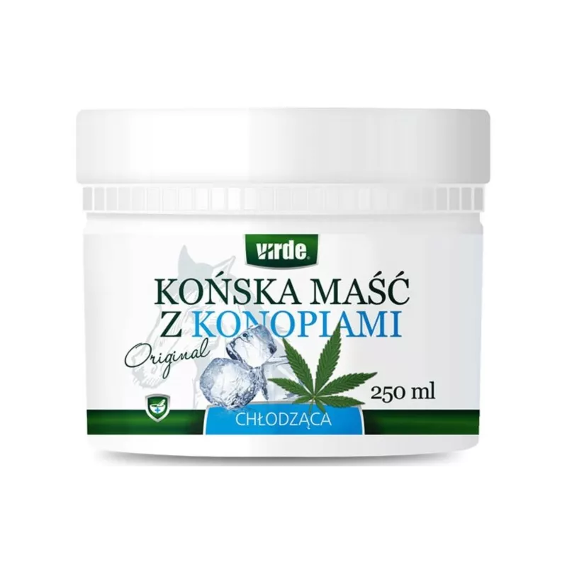 VIRDE KOŃSKA MAŚĆ Z KONOPIAMI CHŁODZĄCA 250ML VIRDE KOŃSKA MAŚĆ Z KONOPIAMI CHŁODZĄCA 250ML