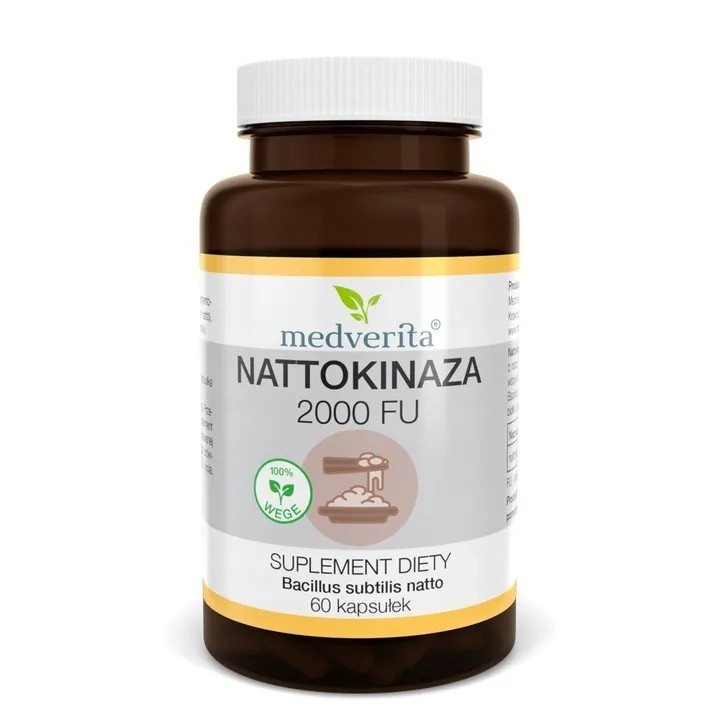 Medverita Nattokinaza 2000 FU 60 k Medverita Nattokinaza 2000 FU 60 k