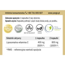 Yango Liposomalna Witamina C 1000 60 k