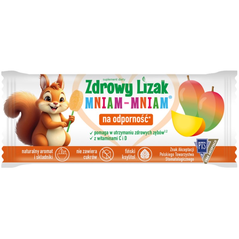 Starpharma Zdrowy Lizak Mniam Mniam 6G Mango Starpharma Zdrowy Lizak Mniam Mniam 6G Mango