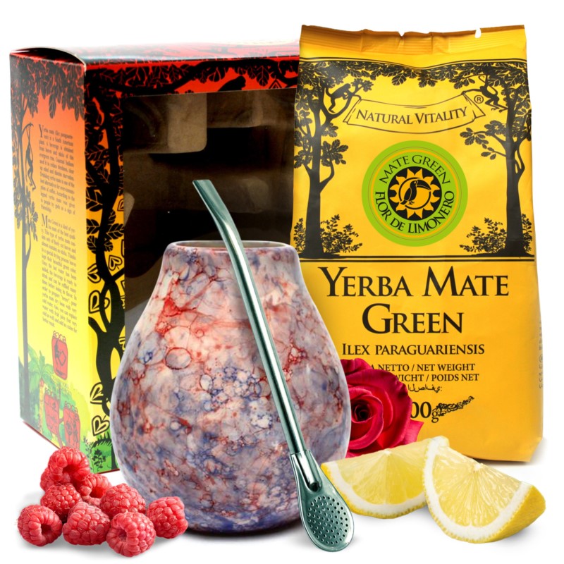 Yerba Mate GreenLas Flores Zestaw Energia Exclusiv