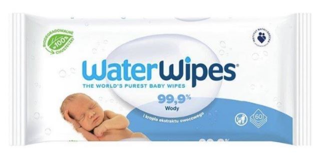 WaterWipes Chusteczki dla dzieci 60 szt WaterWipes Chusteczki dla dzieci 60 szt