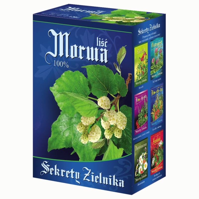 Asz Sekrety Zielnika Morwa Liść 40X2,5 G Cukrzyca