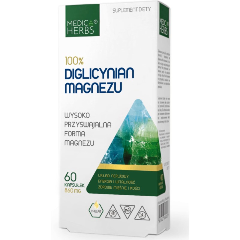 Medica Herbs Magnez Cynk Wit. B6 60 k