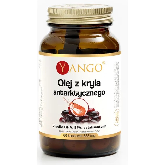 Yango Olej z kryla antarktycznego 744 mg 60 k