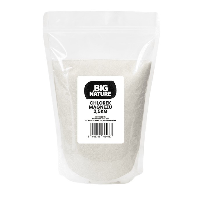 Big Nature Chlorek Magnezu Sześciowodny 2,5 kg Big Nature Chlorek Magnezu Sześciowodny 2,5 kg