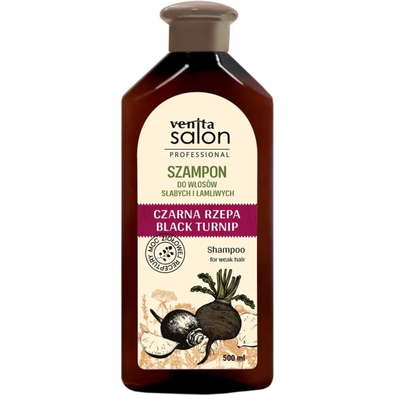 Venita SALON Szampon Czarna Rzepa 500 ml Venita SALON Szampon Czarna Rzepa 500 ml
