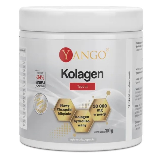 Yango Kolagen Typu II Stawy Chrząstki Mięśnie 300 Yango Kolagen Typu II Stawy Chrząstki Mięśnie 300
