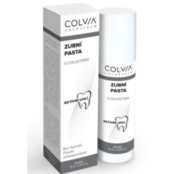 COLVIA Pasta do zębów z colostrum i węglem aktywny