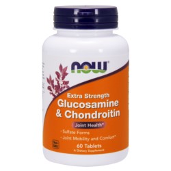 Now Foods Glukozamina Z Chondroityną 60 T