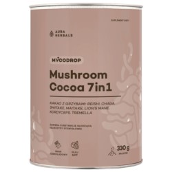 Aura Herbals Mushroom Kakao z Grzybami 7 w 1 330g